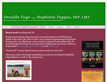 Tablet Screenshot of devalilayoga.com